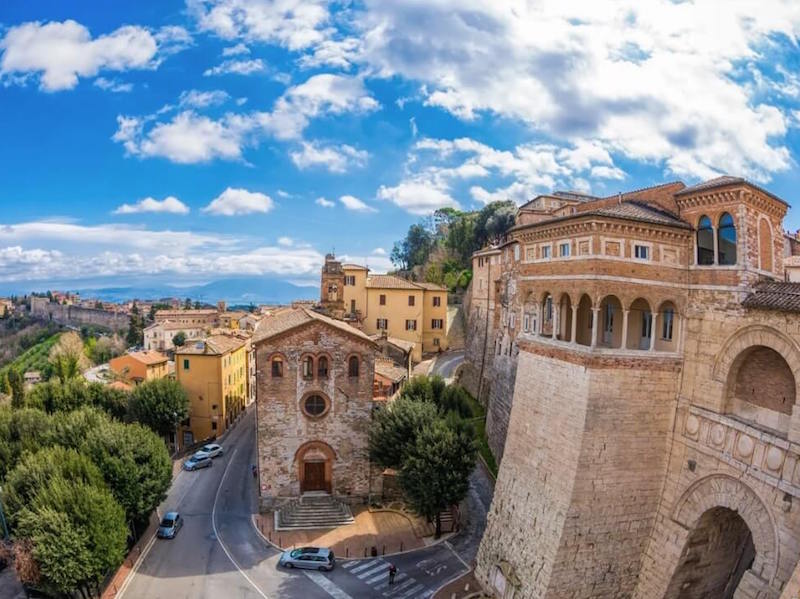 Perugia city view