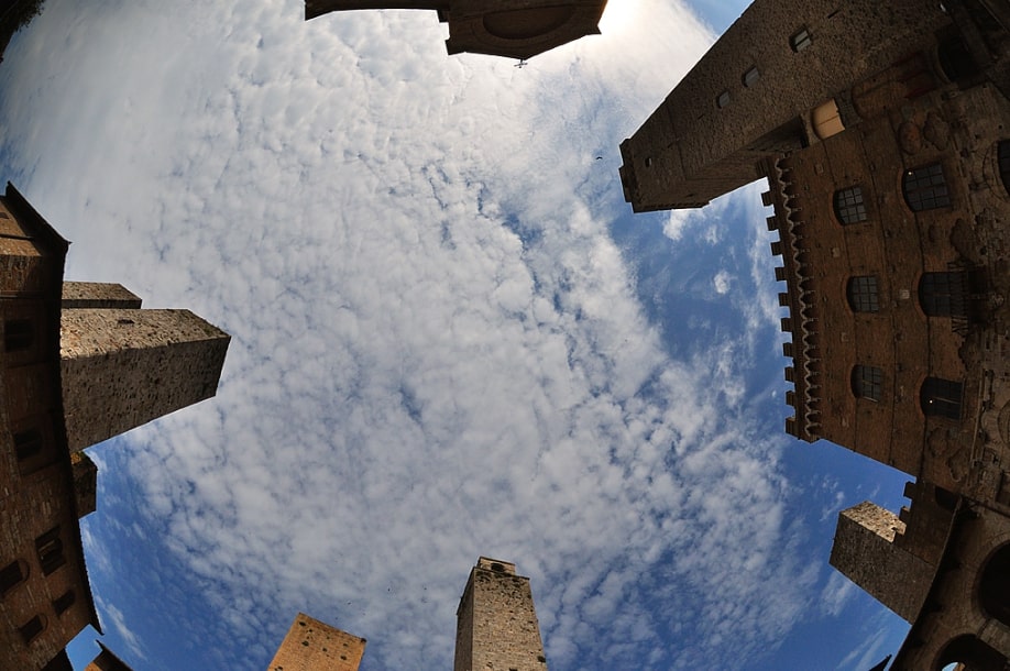 San Gimignano cloud and sky