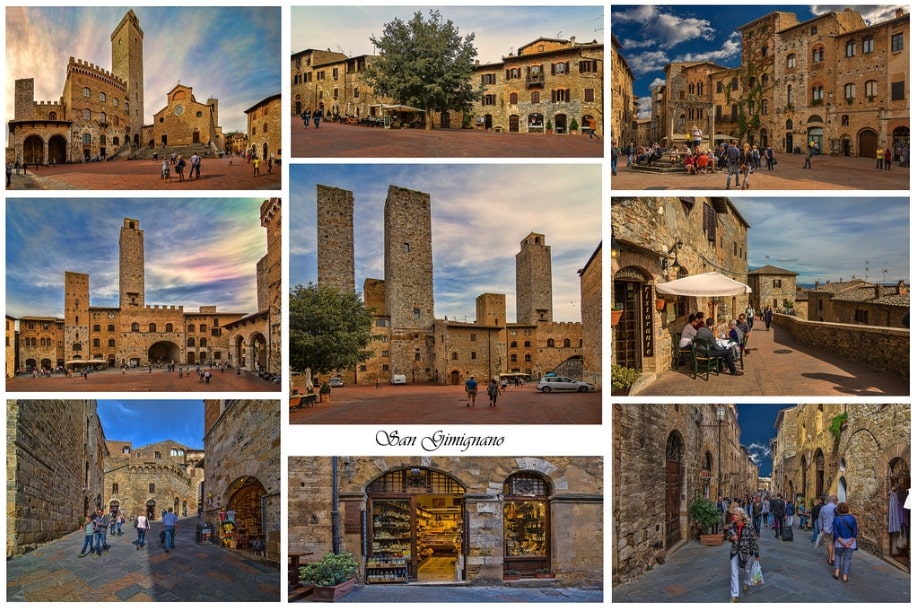 San Gimignano postcard