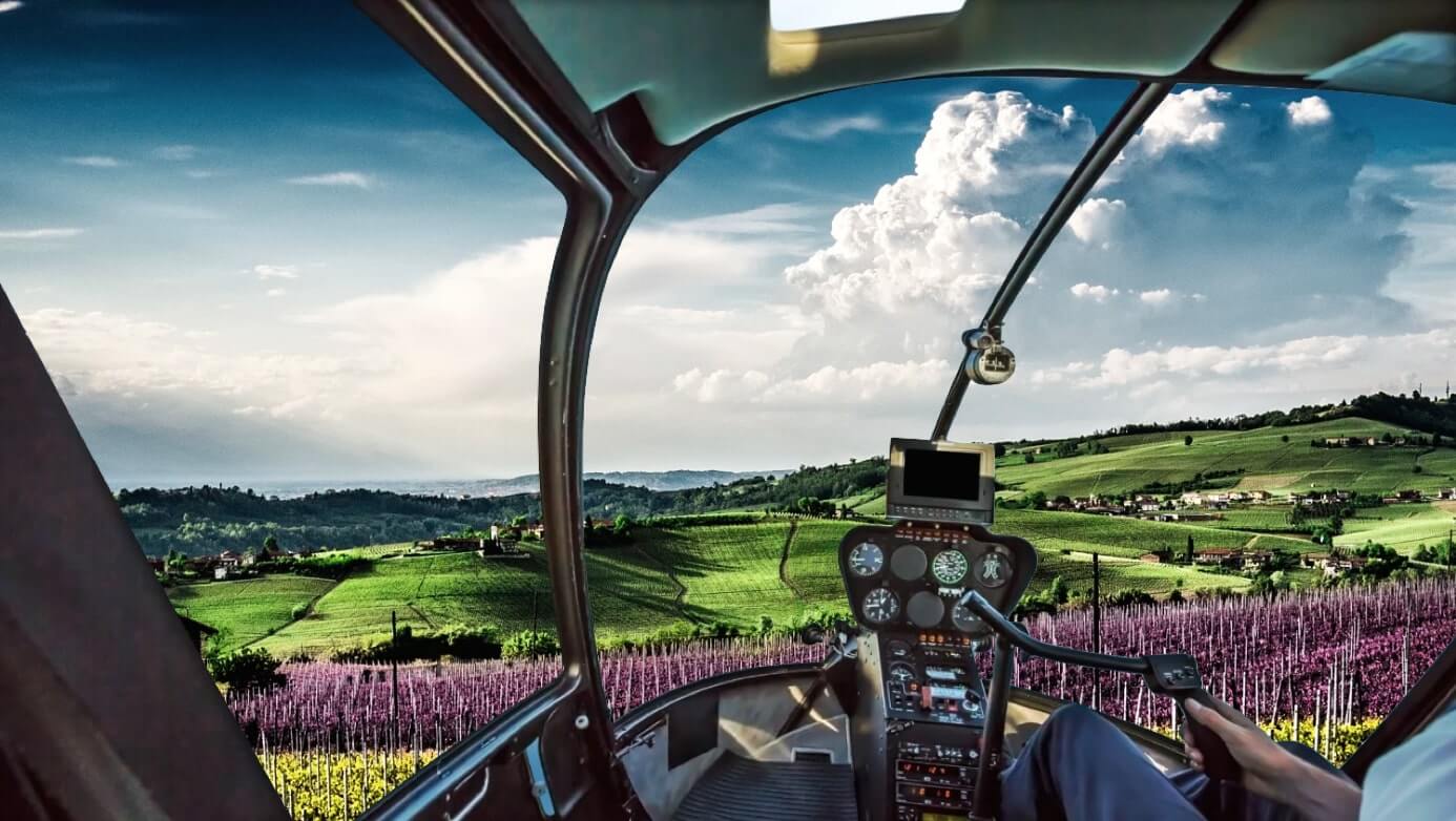 La Morra Helicopter Tour & Truffle Hunting Experience